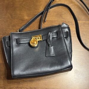 Michael Kors, Hamilton Traveler Leather Women's Bag, Black